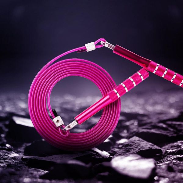 

jump ropes fitness rope aluminum alloy handle steel wire skipping men women children home gym exercise