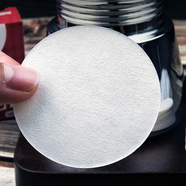 

coffee filters 100pcs japan original round filter paper moka pot maker circular hand-poured tools