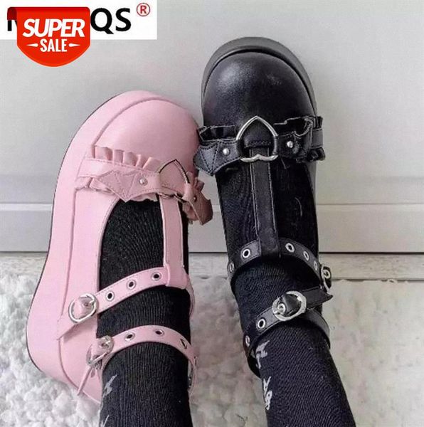 

lolita shoes kawaii loli devilian little bat style bowknot demon dark goth punk platform cosplay lolishoes high heel 5.5cm #l42k