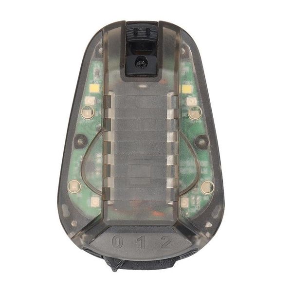 

cycling helmets helmet survival beacon light strobe safety ir waterproof signal with magic tape