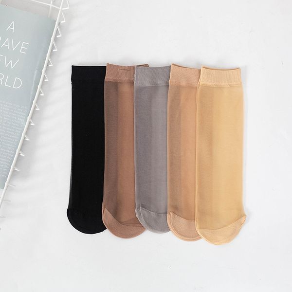 

2021 women' spring summer refrhing silk stockings comfortable, breathable, thin, and straight, Red;black
