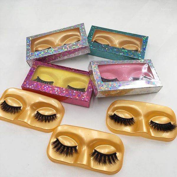 

wholesale arrival 30pcs magnetic eyelashes face tray with dhl 1