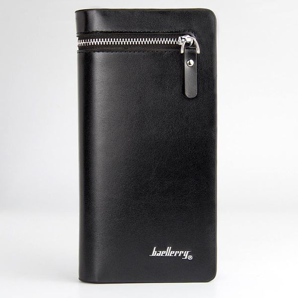 

wallets clutch bag long men's wallet zipper handbag mobile phone, Red;black