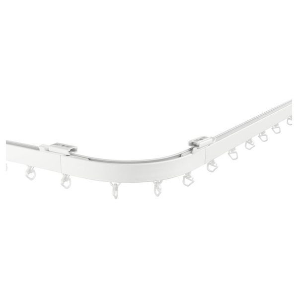 

corner partition track white curtain slide curve angle sleeve group & drapes
