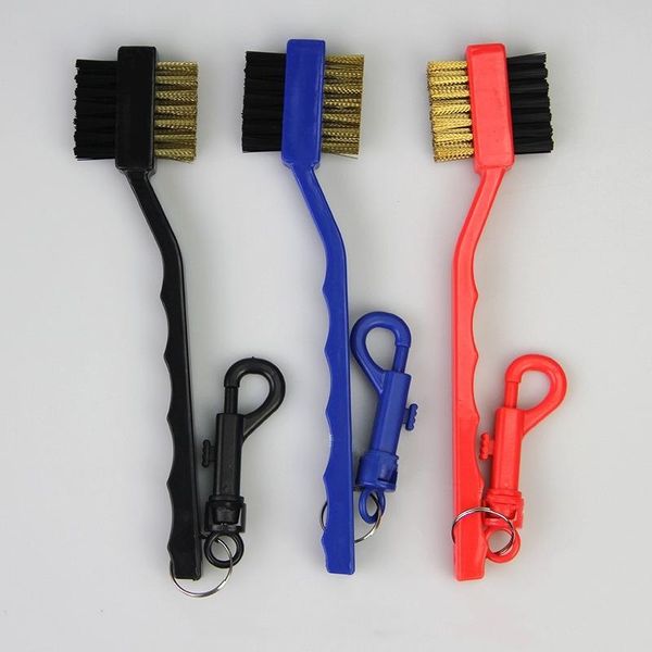 

golf training aids club brush groove cleaning 2 sided cleaner accessories putter wedge ball kit
