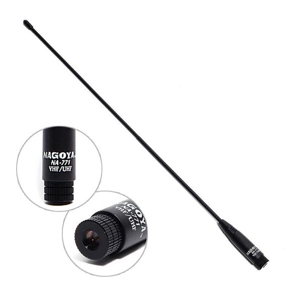 

walkie talkie nagoya na-771 sma-male dual band 144/430mhz antenna na771 for yaesu tyt th-uv8000d radioddity gd-77 wouxun na 771
