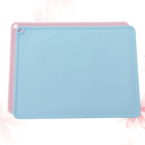 

2pcs cute unique useful silcione mat for family home kitchen outdoor pads
