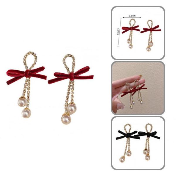 

dangle & chandelier tassels temperament rhinestones earrings for holiday, Silver