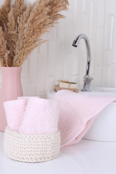 

% 100 cotton 3-piece ultra soft 30 x50 guest towel set