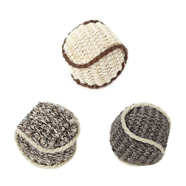 

cat toys toy sisal pet scratching ball eco-friendly kitten chew pets grinding claw interactive bite resistant chewing