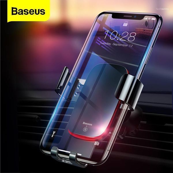 

baseus gravity car phone holder for air vent mount universal in cell mobile stand11