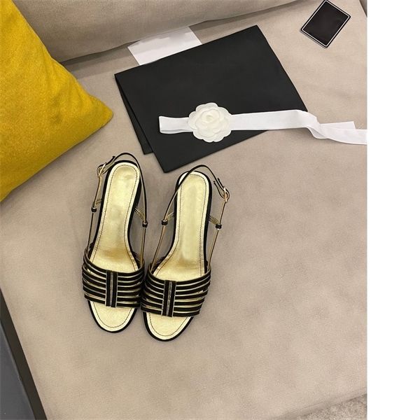 

hollow air permeable baotou sandals women's new fashion versatile goddess walk show high heels 70% off factory store online sale, Black