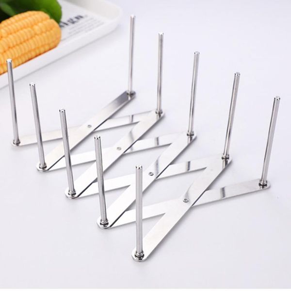 

hooks & rails kitchen multifunctional plate rack pot lid sturdy adjustable stainless steel chopping board organizer stand steaming