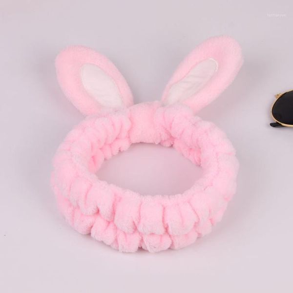 

women mask tool hair accessories girls shower ears wide brimmed wash face makeup hairbands cute spa lovely headband1