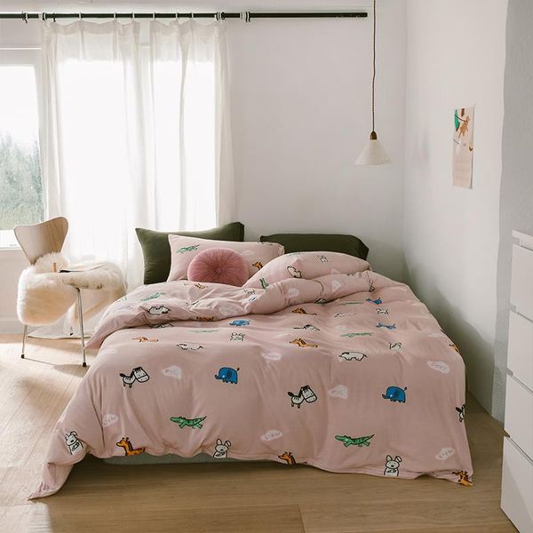 

bedding sets e-star china store adorable pet print four of knitted cotton bed