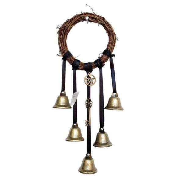 Objetos decorativos Figurines Metal Wind Chimes Ao Ar Livre Lucky Wing Antique Chime Quintal Jardim Decoração Decoração Decoração de Presente