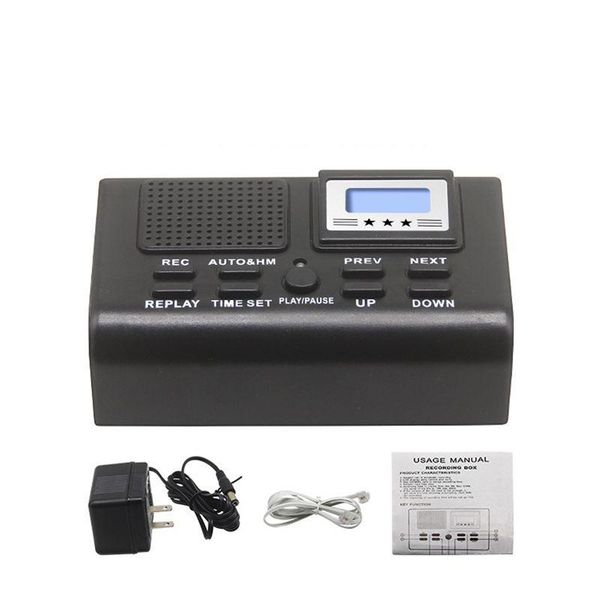 

digital voice recorder telephone recording box lcd display support sd card automatic portable mini phone call