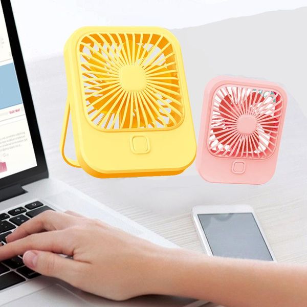 

electric fans portable usb deskfan mini 3 speed 360 rotation adjustable folding stand office household traveling air cooler