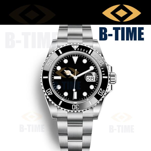 

sub mens fashion watches ceramic bezel 2813 mechanical stainless steel automatic men watch sports designer wristwatches, Slivery;brown