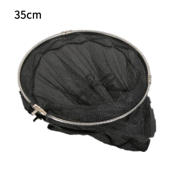 

fishing accessories durable portable folding stainless steel fish net outdoor tool