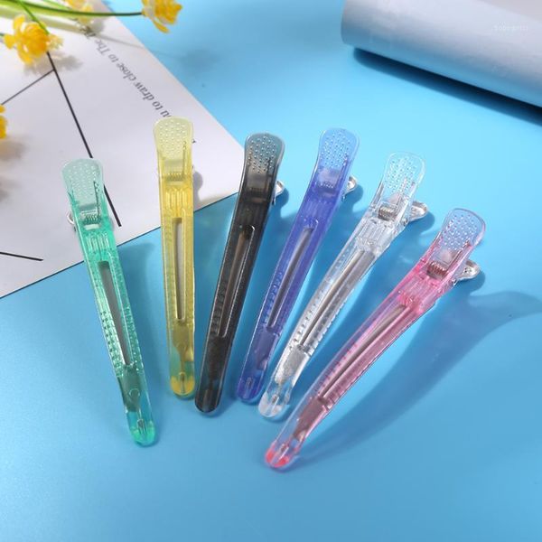 

seamless hair clip stainless headwear salon hairpins barrettes styling tool hairstyle accessories1