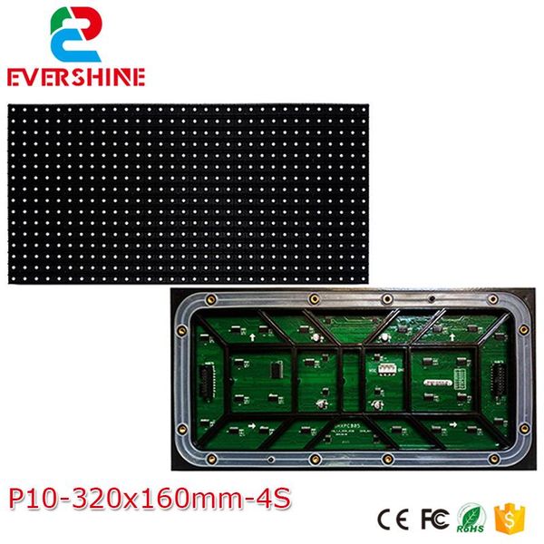 

good price p10 outdoor 1/4 scan led display rgb full color module 320x160mm smd3535 dispaly sign modules