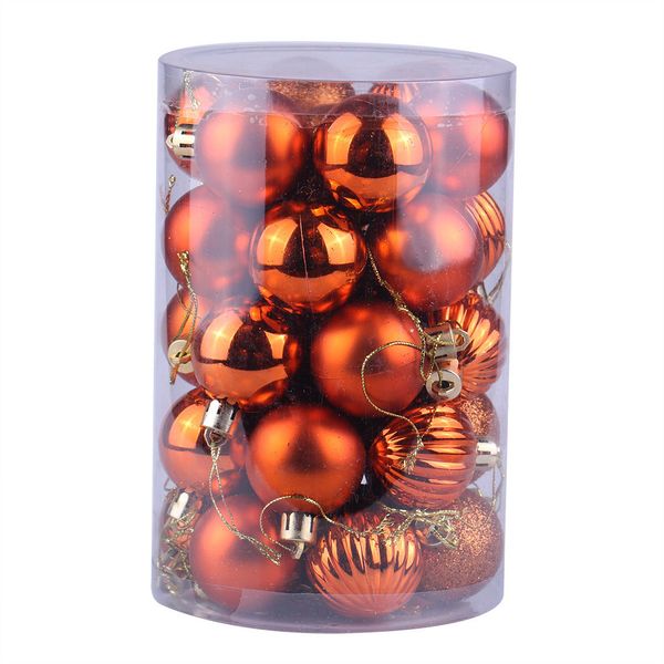 

factory outlet christmas decoration christmas decorations 34pc 40mm xmas tree decoration ball bauble hanging ornaments h