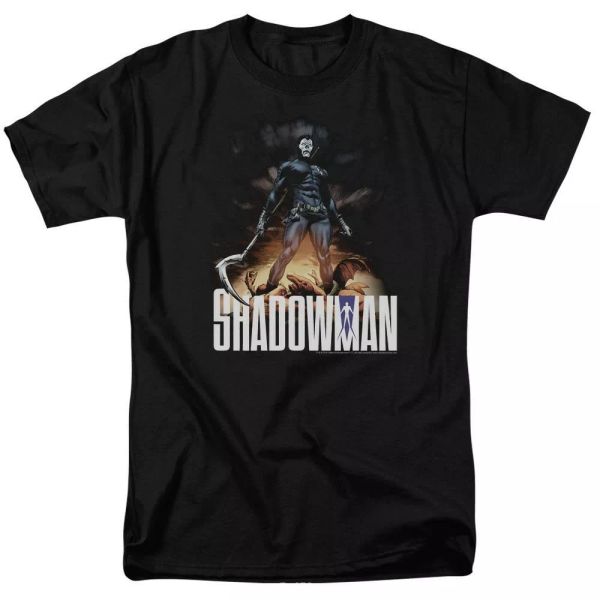 

shadowman shadow victory t-shirt dc comics sizes s-3x new, White;black