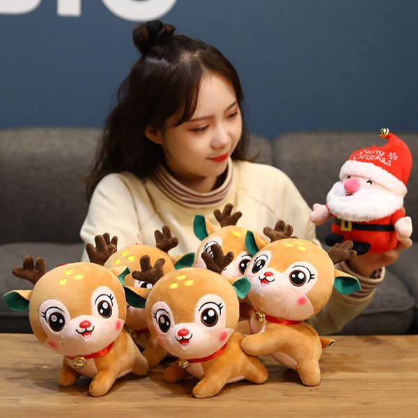 

dhl santa elk trumpet doll plush toy grab machine paired dolls christmas present