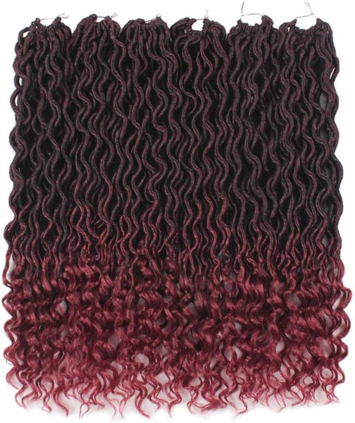 

official wavy gypsy locs faux locs soft locs manufactured in china, Silver