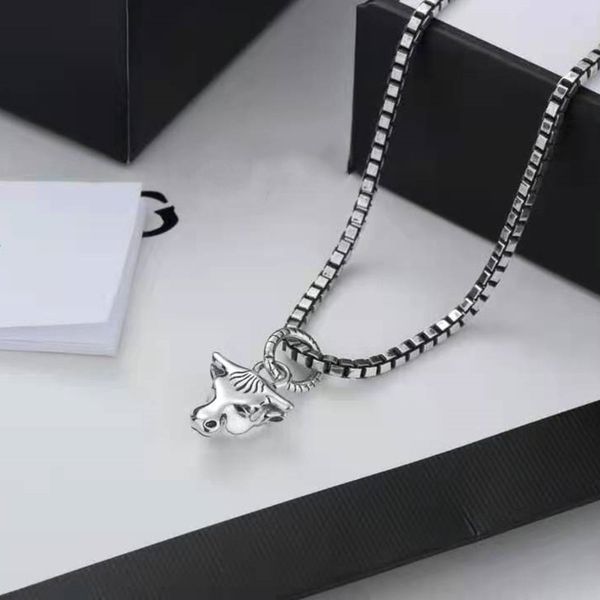 

designer jewelry thai silver tauren pendant fashion trend hip hop men and women lovers same necklace