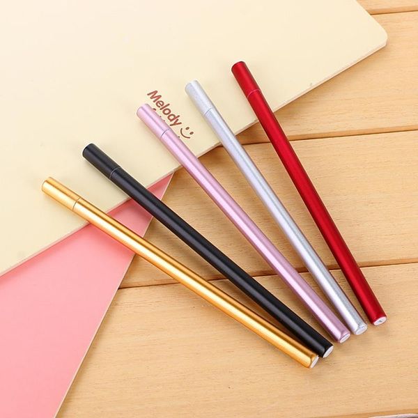 

gel pens 1pcs creative metal color classic vintage lucky novelty pen office school gift stationery