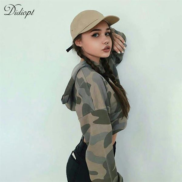 

gym clothing didiopt 2021 model camouflage sweater fit print women sweatshirt hooded t3034r, White;black