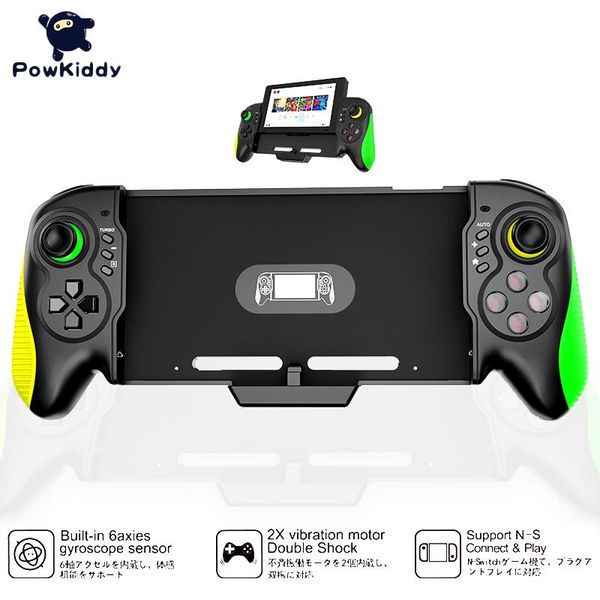 

game controllers & joysticks for switch gamepad controller handheld grip double motor vibration built-in 6-axis gyro joy dcon