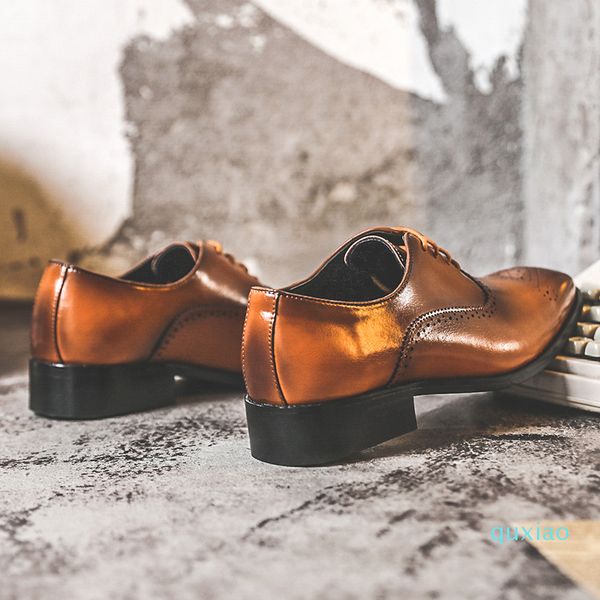 

luxurys designers shoes men dress shoes gentleman business paty leather wedding shoes men flats leather formal, Black