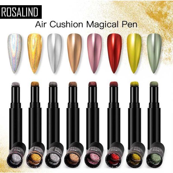 

magical mirror pen nail glitter sequins for nails need coat base art polish manicure1, Silver;gold