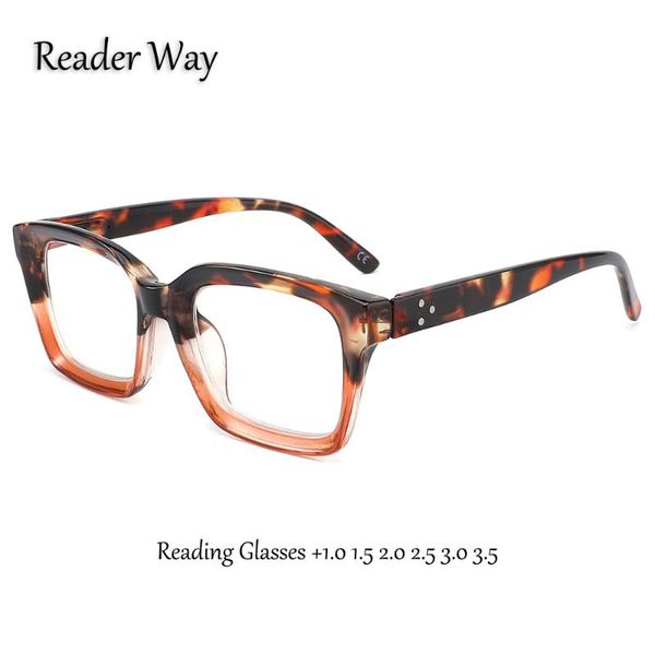 

sunglasses fashion ladies reading glasses blue light square big frame women reader computer presbyopic eyeglasses 1.0 1.5 2.0 2.5 3.0 3.5, White;black