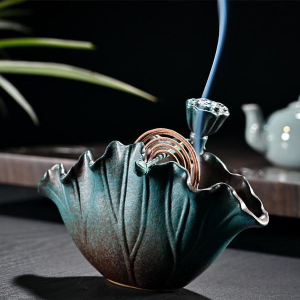 

fragrance lamps semdo large plate incense burner bracket hanging mosquito ceramic household coils coil