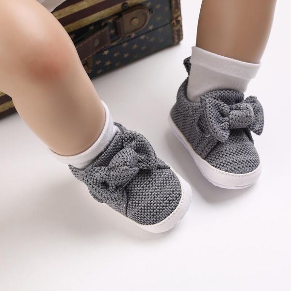 

first walkers 2021 infant baby girl shoes born bow soft sole sneaker cotton crib sport casual warm for 0-18month