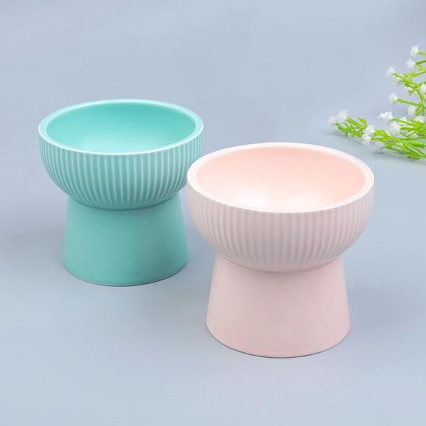 

cat bowls & feeders ceramic bowl with raised stand cervical protect water for small