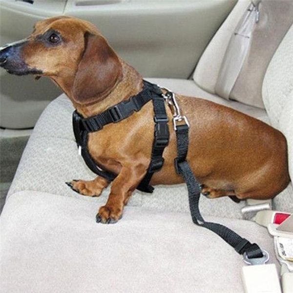 

dog collars & leashes pets car safety seat belt harness restraint lead adjustable travel clip supplies