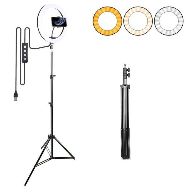 

flash heads light ring lamp big tripod with for shooting led selfie pography lighting stand youtube makeup