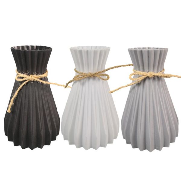 

modern plastic vases flower holder centerpiece wedding decoration