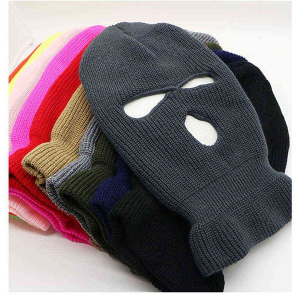 

balaclava mask hat winter cover neon mask green halloween caps for party motorcycle bicycle ski cycling balaclava pink masks y21111, Blue;gray