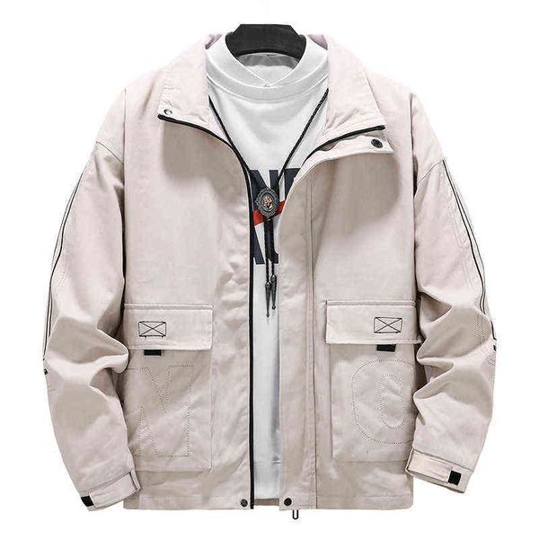 

2021 spring and autumn men's et trend casual outerwear tooling, Black;brown