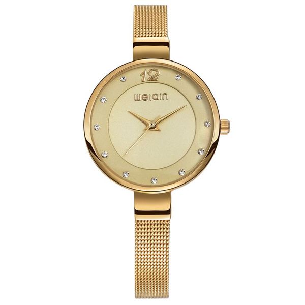 

wristwatches 2021 luxury crystal rhinestone ladies watch stainless steel strap business quartz relogio feminino, Slivery;brown