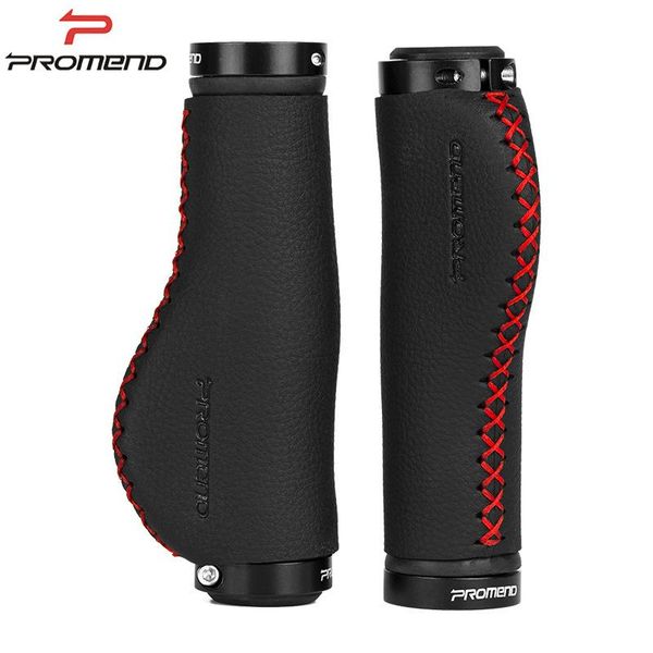 

bike handlebars &components promend fiber leather city mountain scooter mtb bicycle handlebar cover handle grips bar end non-slip aluminum l