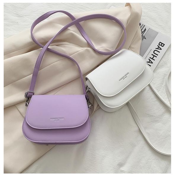 

evening bags ladies small square bag 2021 fashion quality pu leather women's handbags solid color shoulder messenger flap pocket