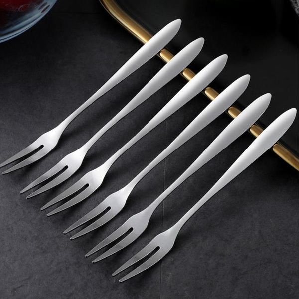 

forks steel west tableware fruit fork sign small accessory cake dessert kitchen n7h2