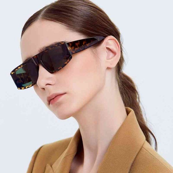 

sunglasses abay small rectangle women leopard green retro trendy fashion eyewear female brand designer men's hiking uv400 oculos, White;black